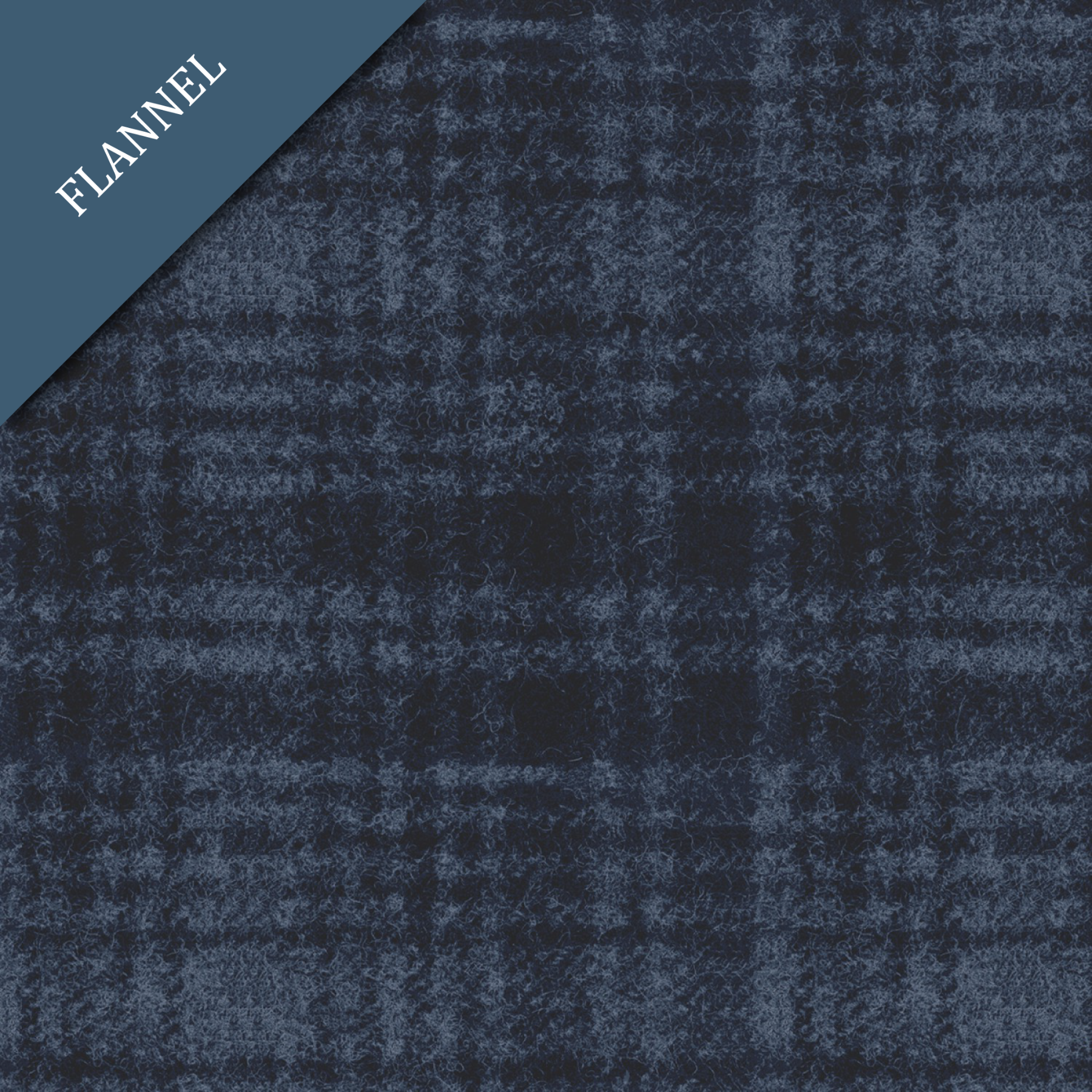 Woolies FLANNEL Window Pane Plaid Dk Navy (1544619229229)