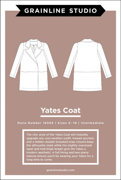 Yates Jacket Sewing Pattern