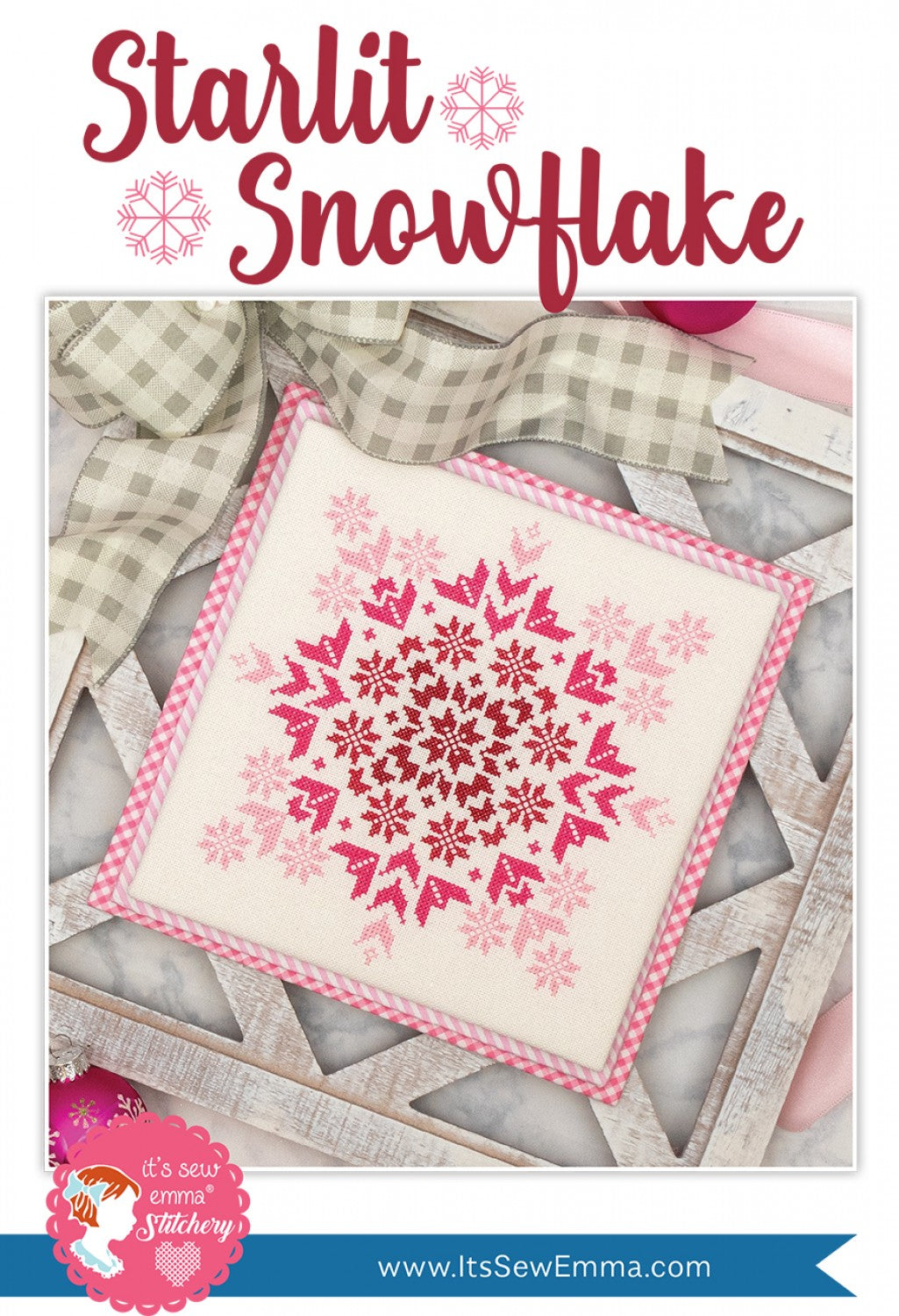 It's Sew Emma Starlit Snowflake Cross Stitch Pattern (5244600680613)