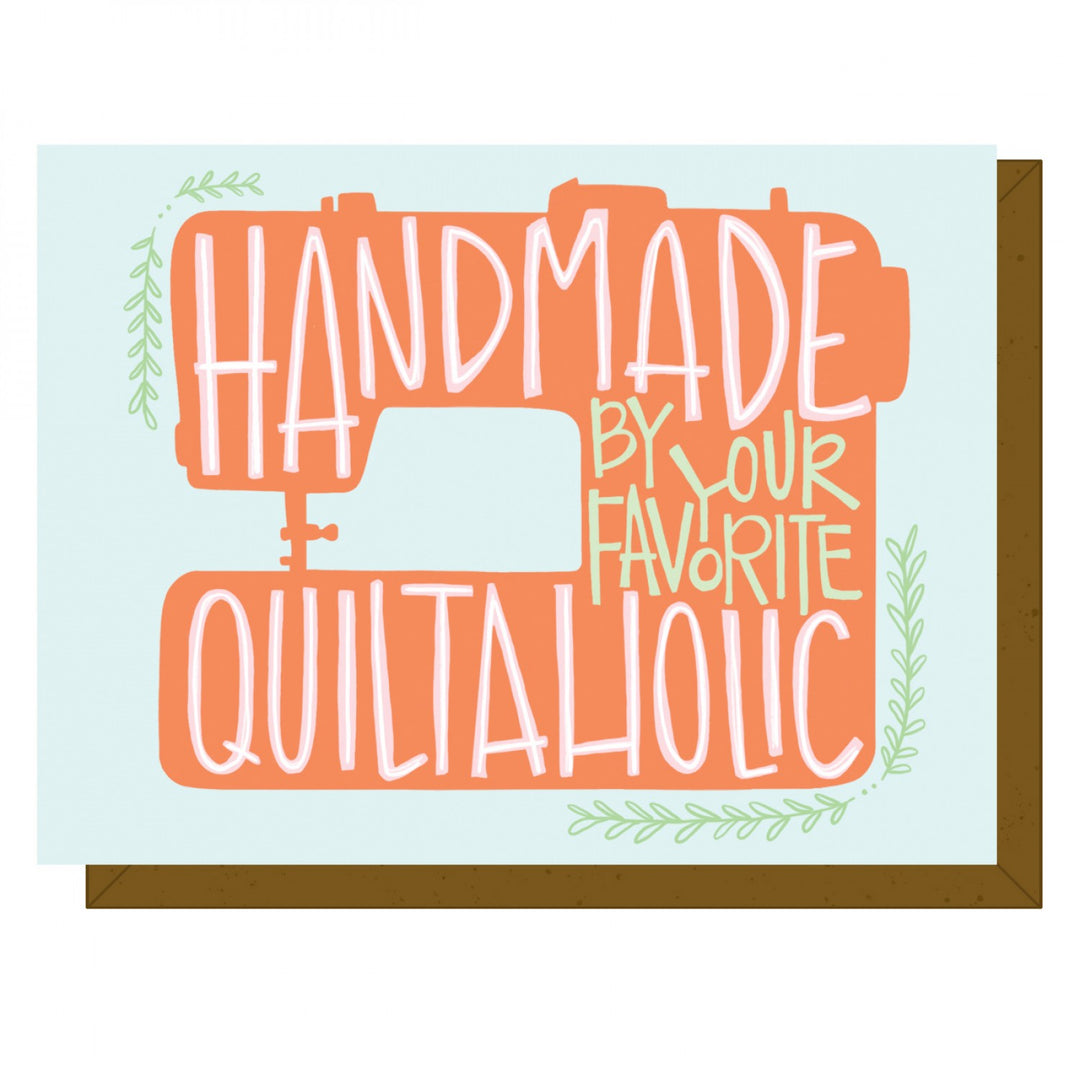 Quiltaholic Note Card