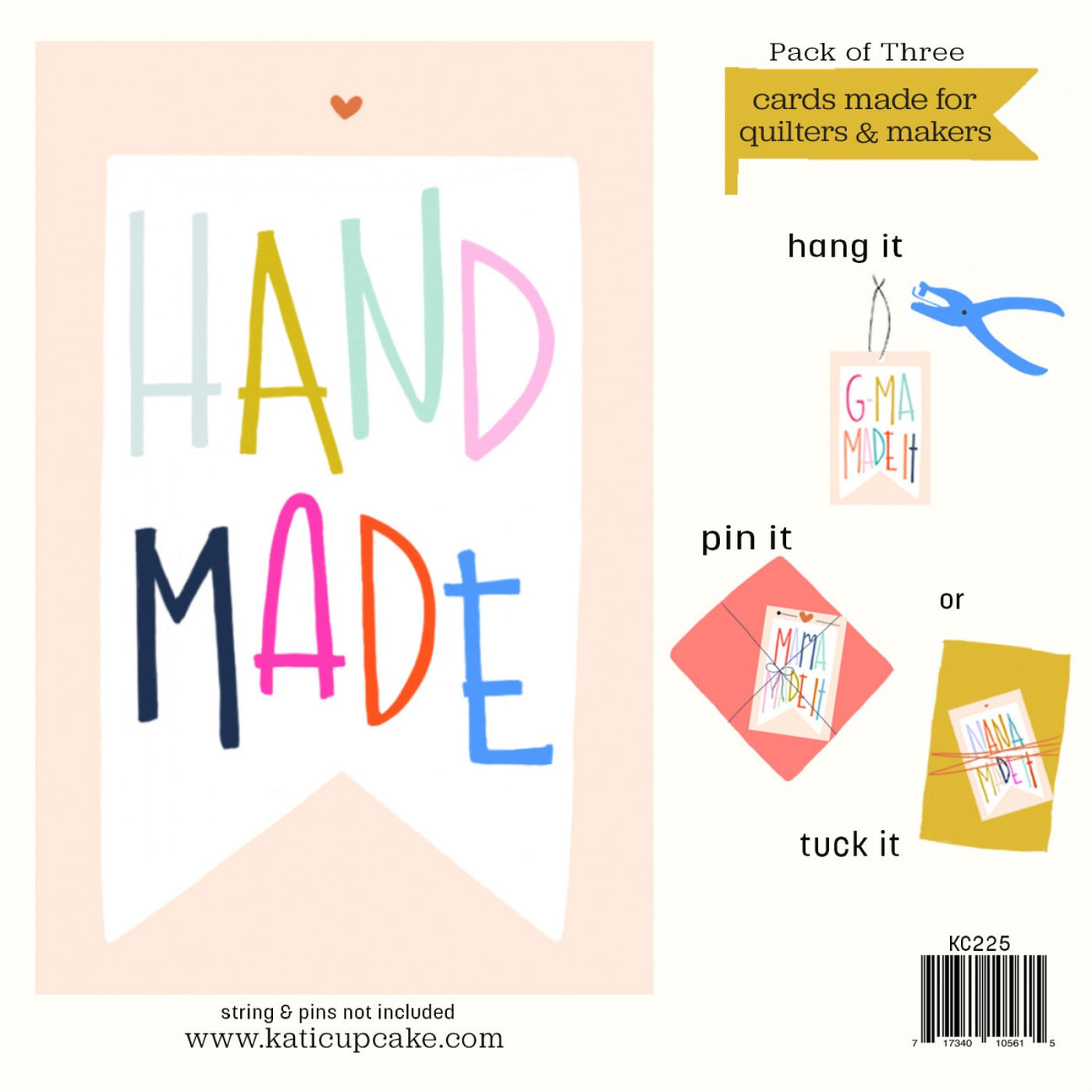 Make It Handmade Gift Tags 3pc