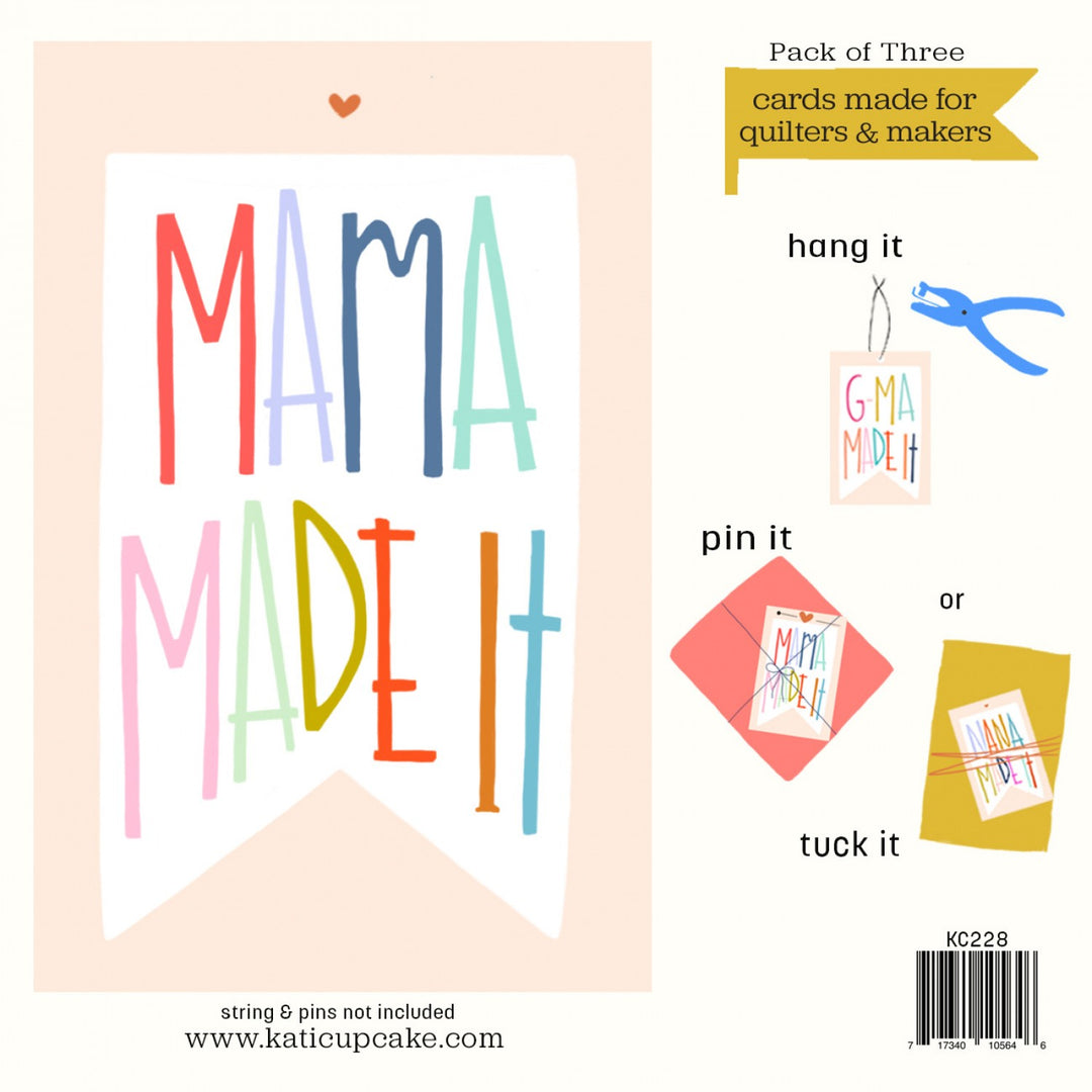 Mama Made It Gift Tags 3pc
