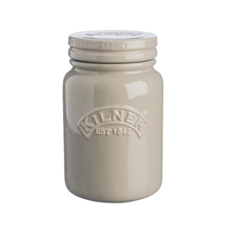 Kilner Ceramic Storage Jar 600ml Pebble Grey (1510441156653)