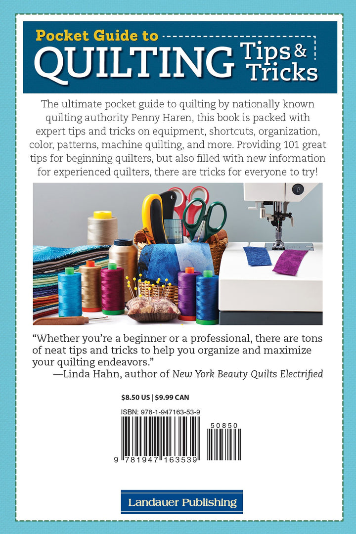 Quilting Tips and Tricks Pocket Guide (Softcover) (5866964746405)