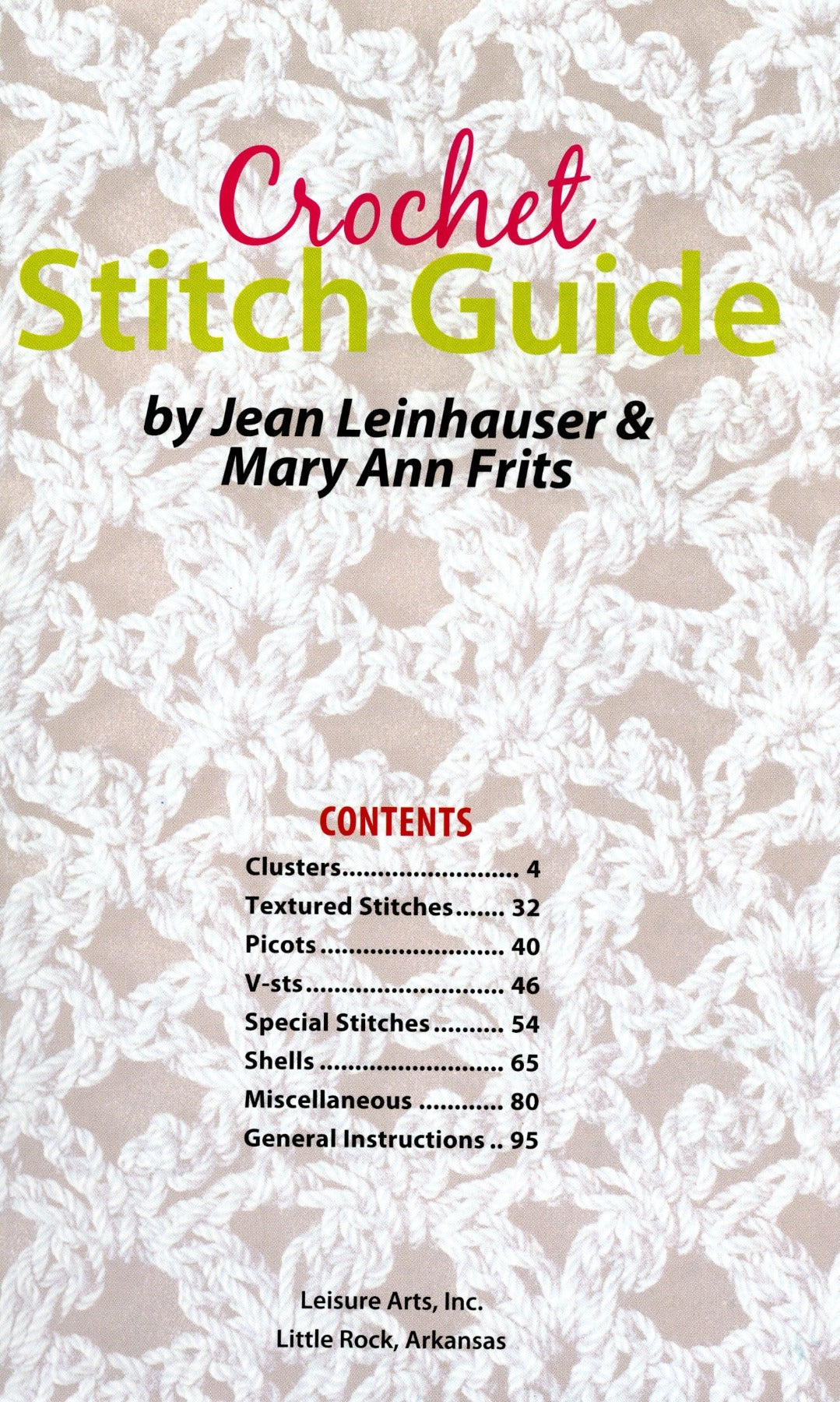 86 Stitches Crochet Stitch Guide (Softcover) (577733984301)