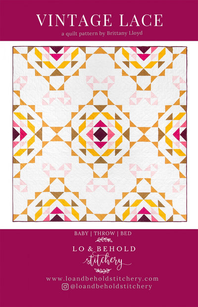 Vintage Lace Quilt Pattern (4497717100589)