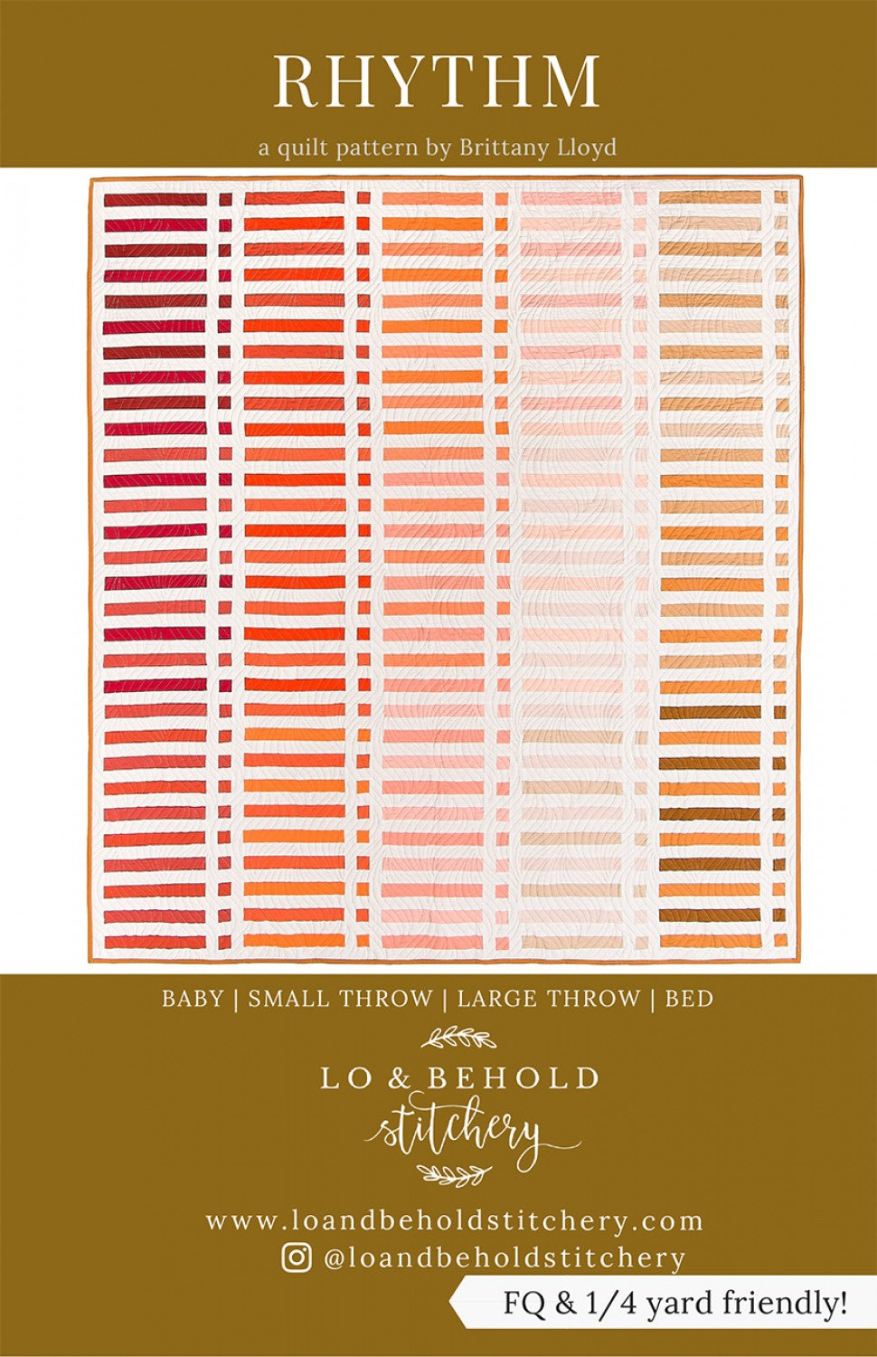 Lo and Behold Stitchery Rhythm Quilt Pattern (5857339768997)