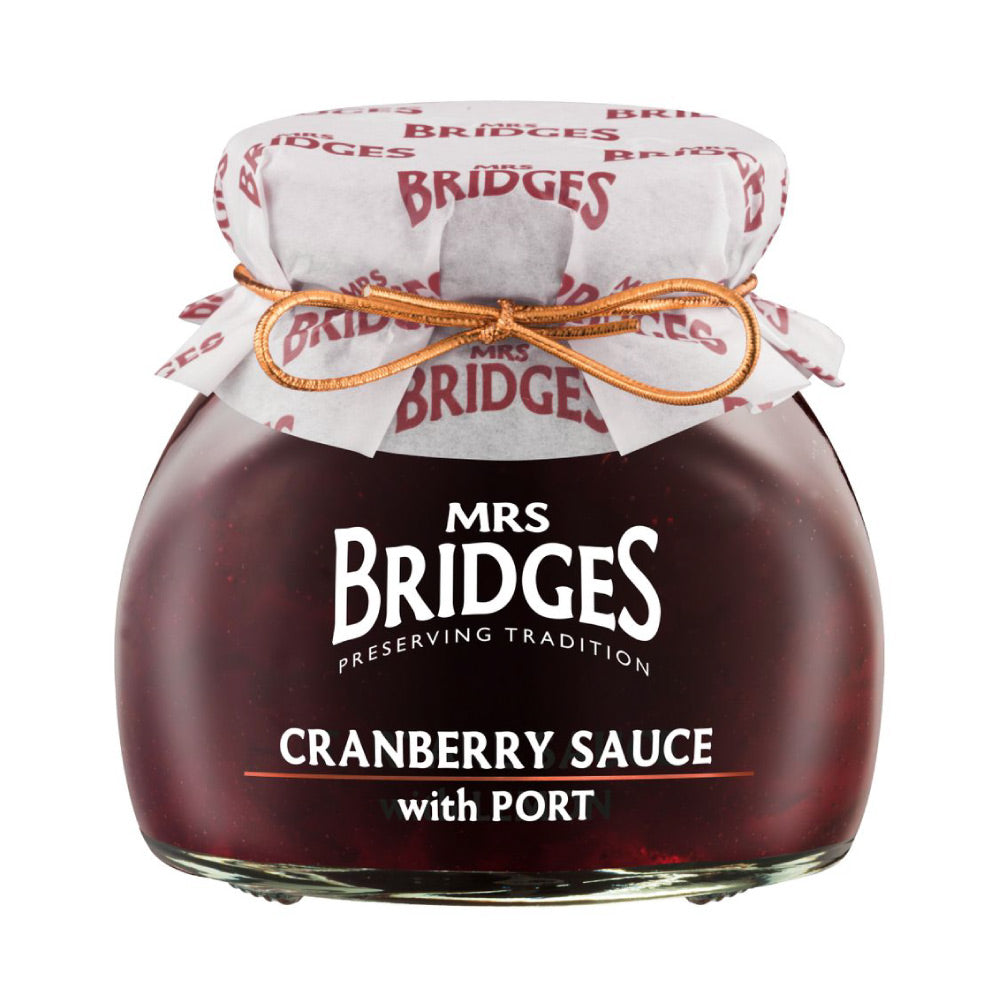 Mrs Bridges Cranberry Sauce Port Scotland Preserves Red (1448177238061)