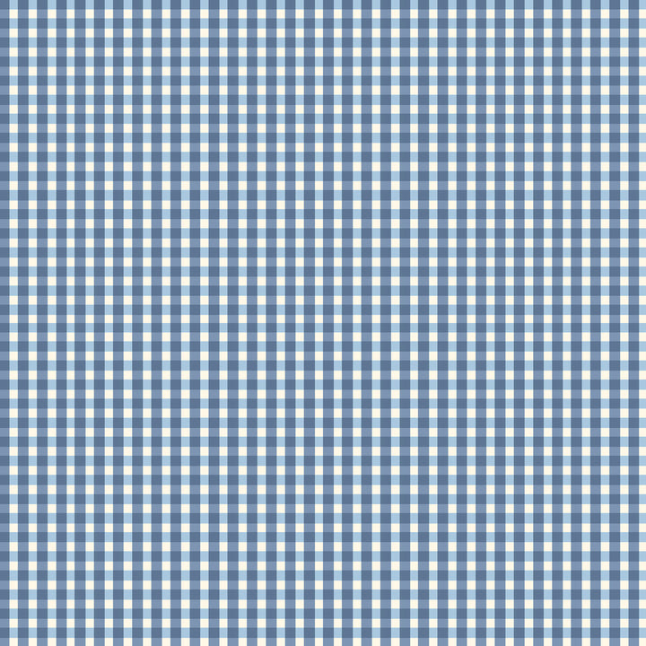 Lovely Bunch Gingham Plaid Blue