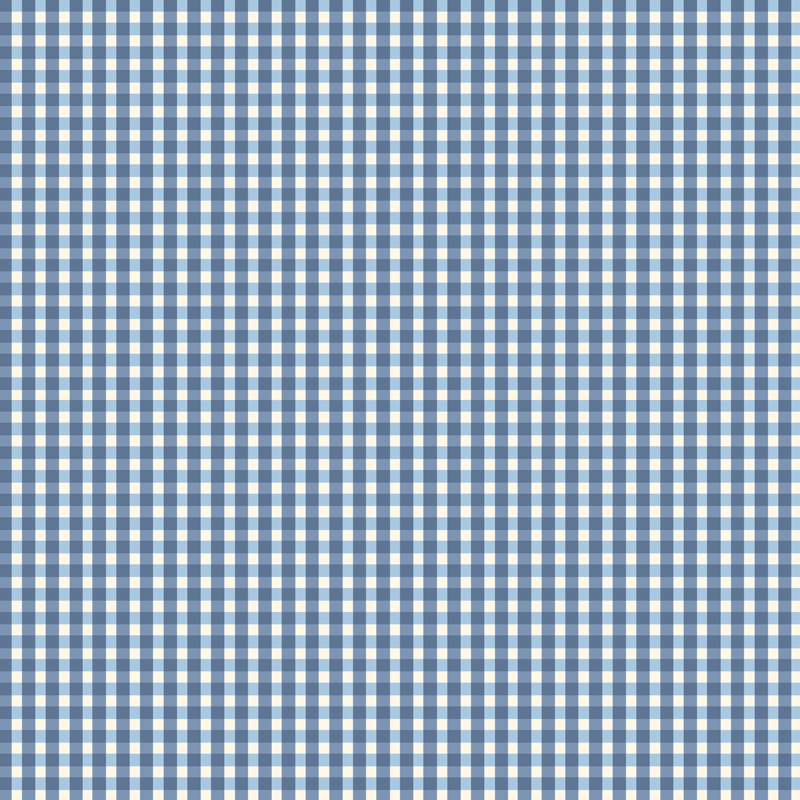 Lovely Bunch Gingham Plaid Blue