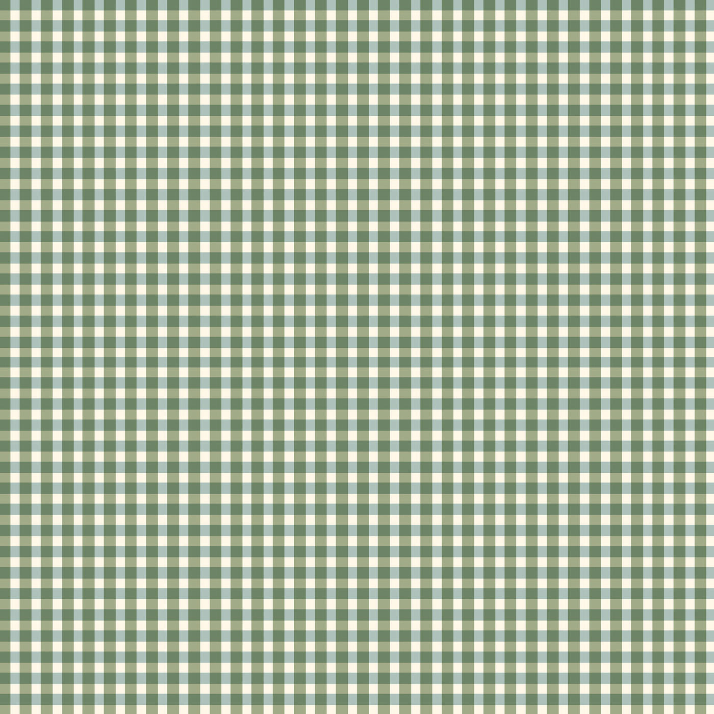 Lovely Bunch Gingham Plaid Green