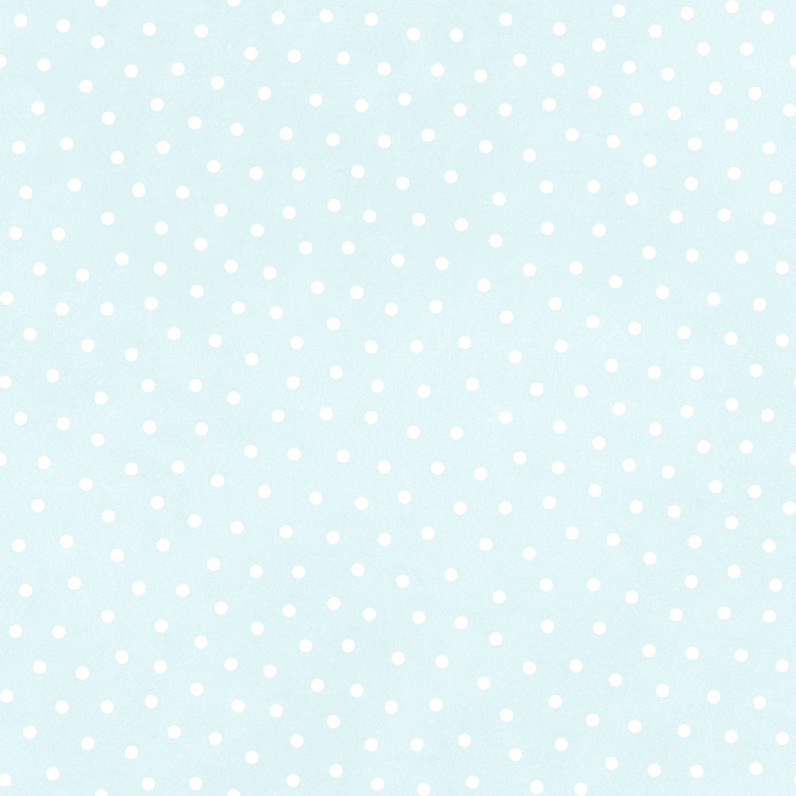 Woolies FLANNEL Little Lambies Polka Dots Lt Aqua