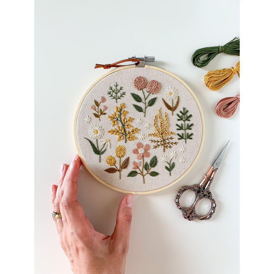 Vintage Floral Embroidery Kit – Lindley General Store