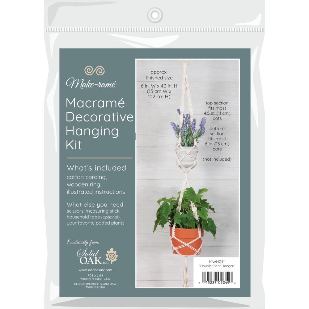 Double Plant Hanger Macramé Kit