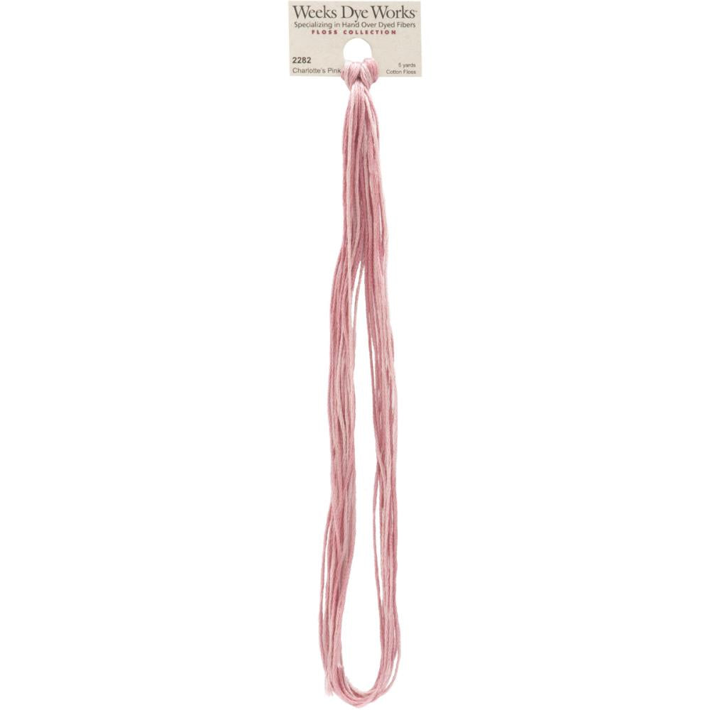 6-Strand Over-Dyed Embroidery Floss 2282 Charlotte's Pink (5515435737253)