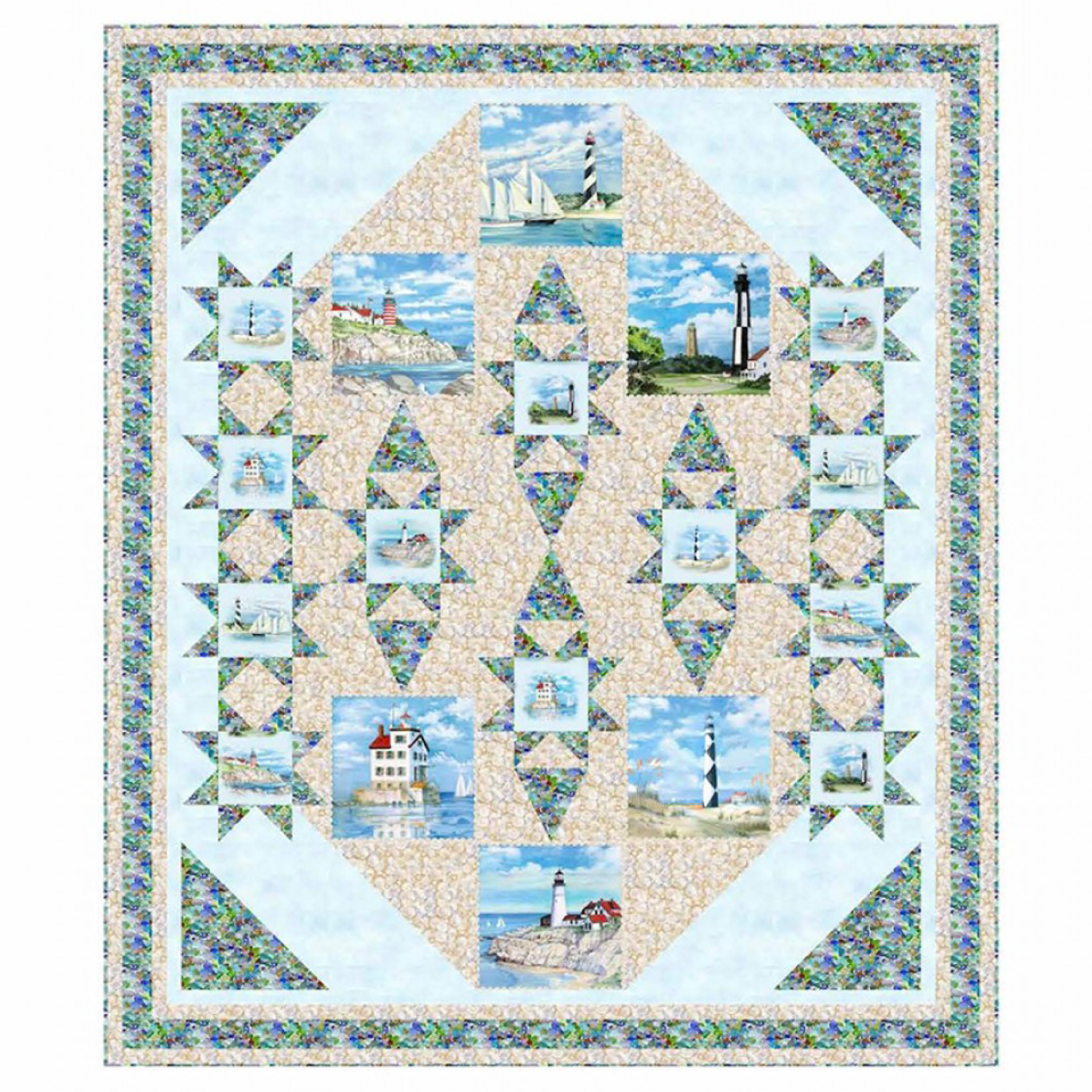 Seaside Sentinels Quilt Pattern (4703359795245)