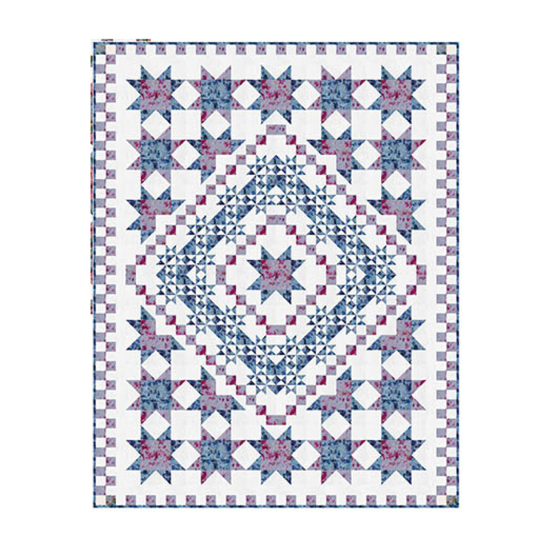 Starry Courtyard 2 Quilt Kit