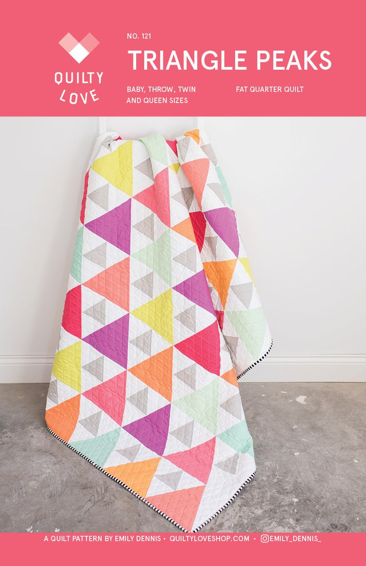 Triangle Peaks Quilt Pattern (4025184124973)