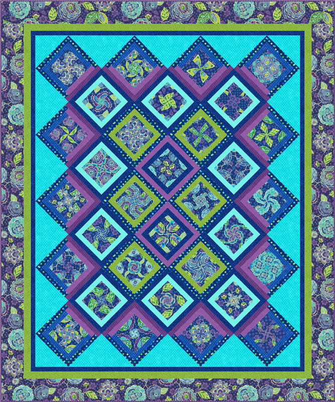 Four Patch Party Quilt Pattern (1508346429485)