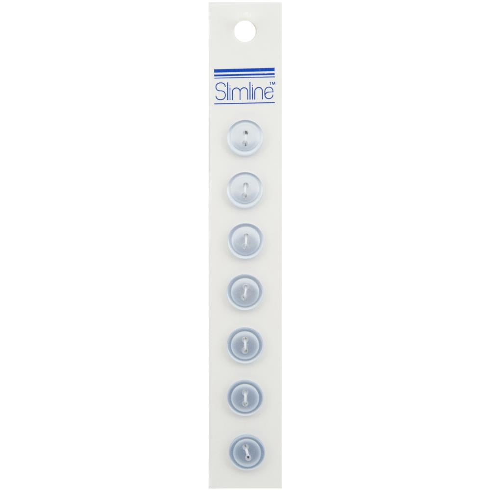 11mm 2-Hole Button Lt Blue 7ct (5899994955941)