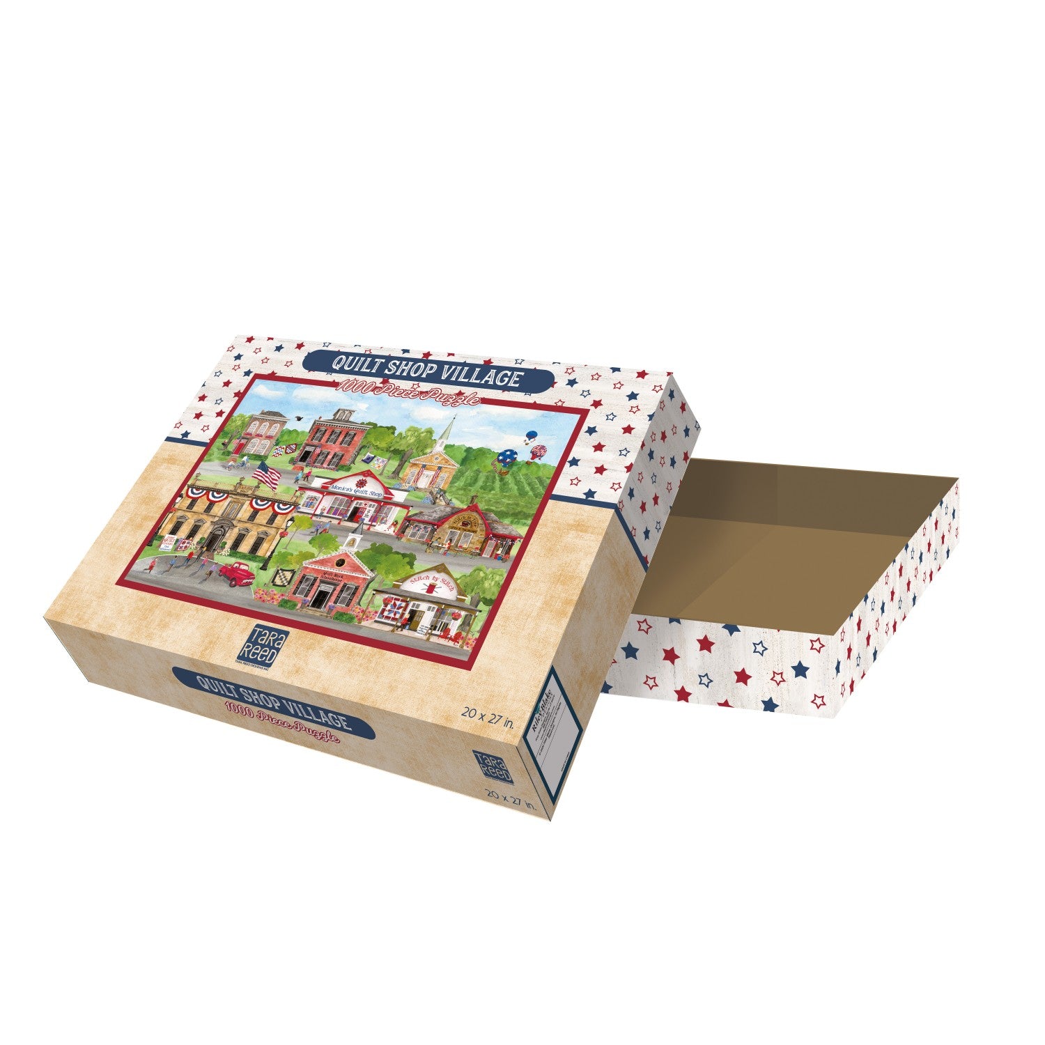 Quilt Shop Village Jigsaw Puzzle