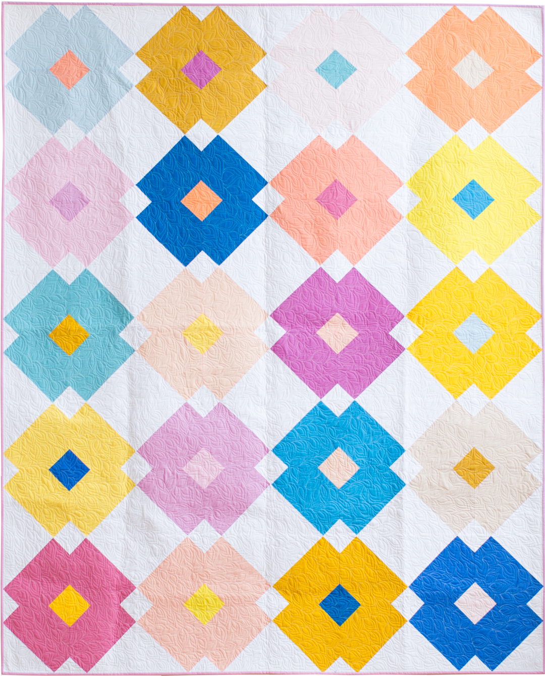 Flower Tile Quilt Pattern (3986729271341)
