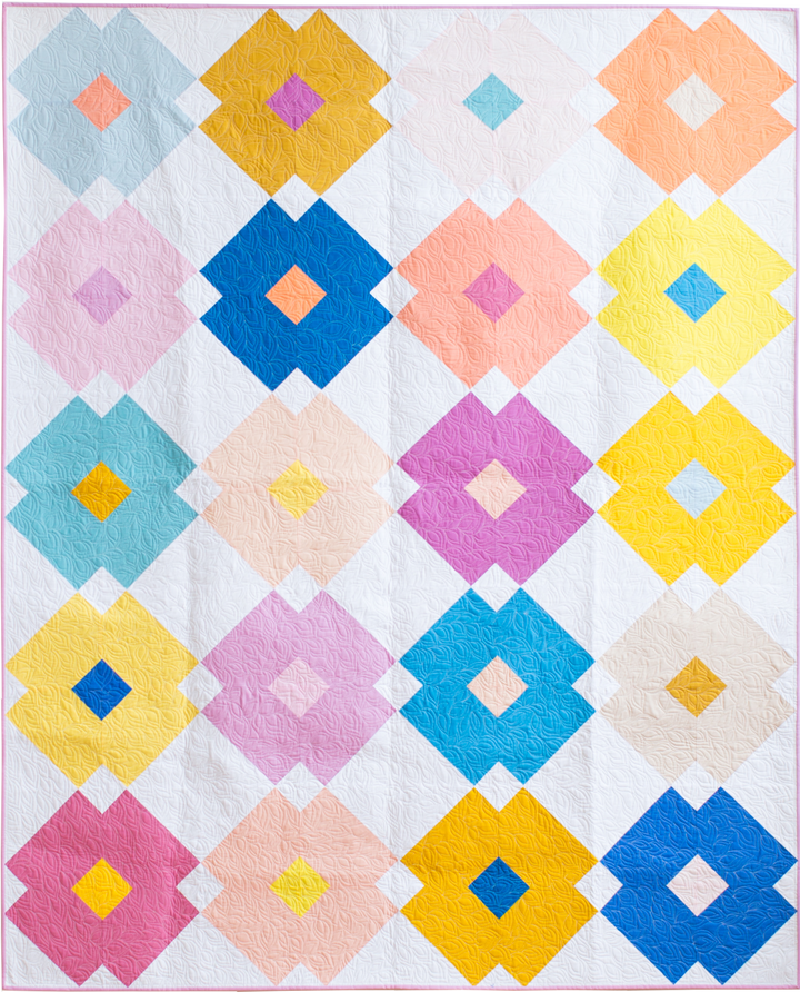 Flower Tile Quilt Pattern (3986729271341)