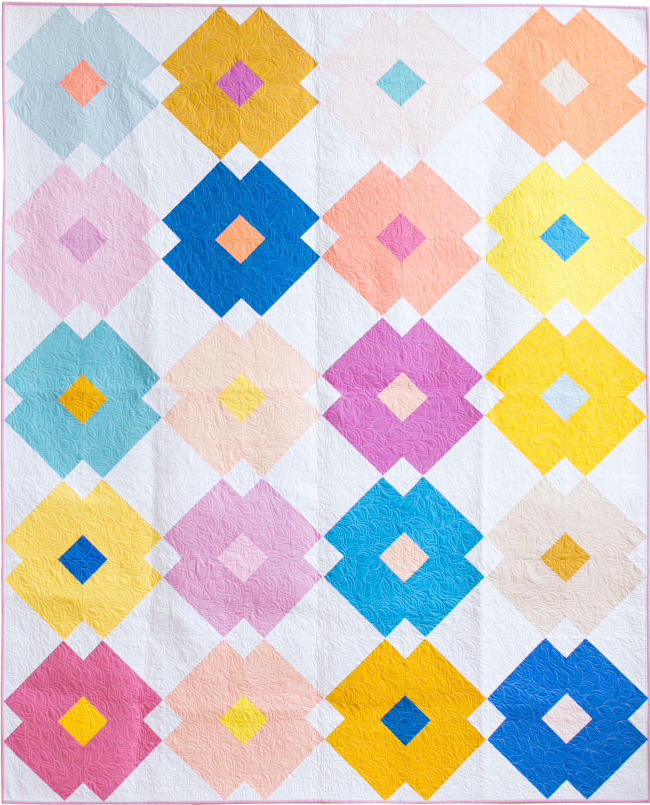 Flower Tile Quilt Pattern (3986729271341)