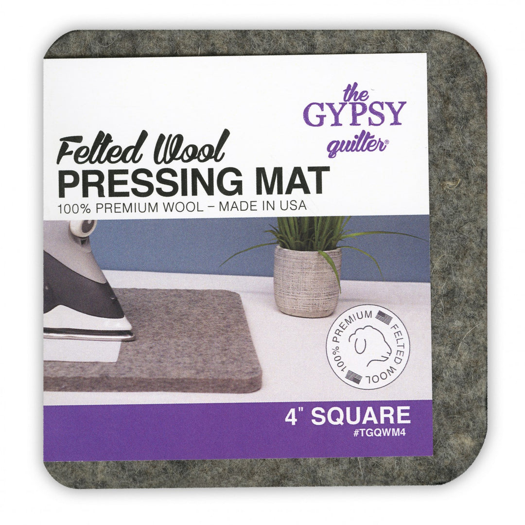 Gypsy Quilter 4 inch Square Wool Pressing Mat (704811270189)