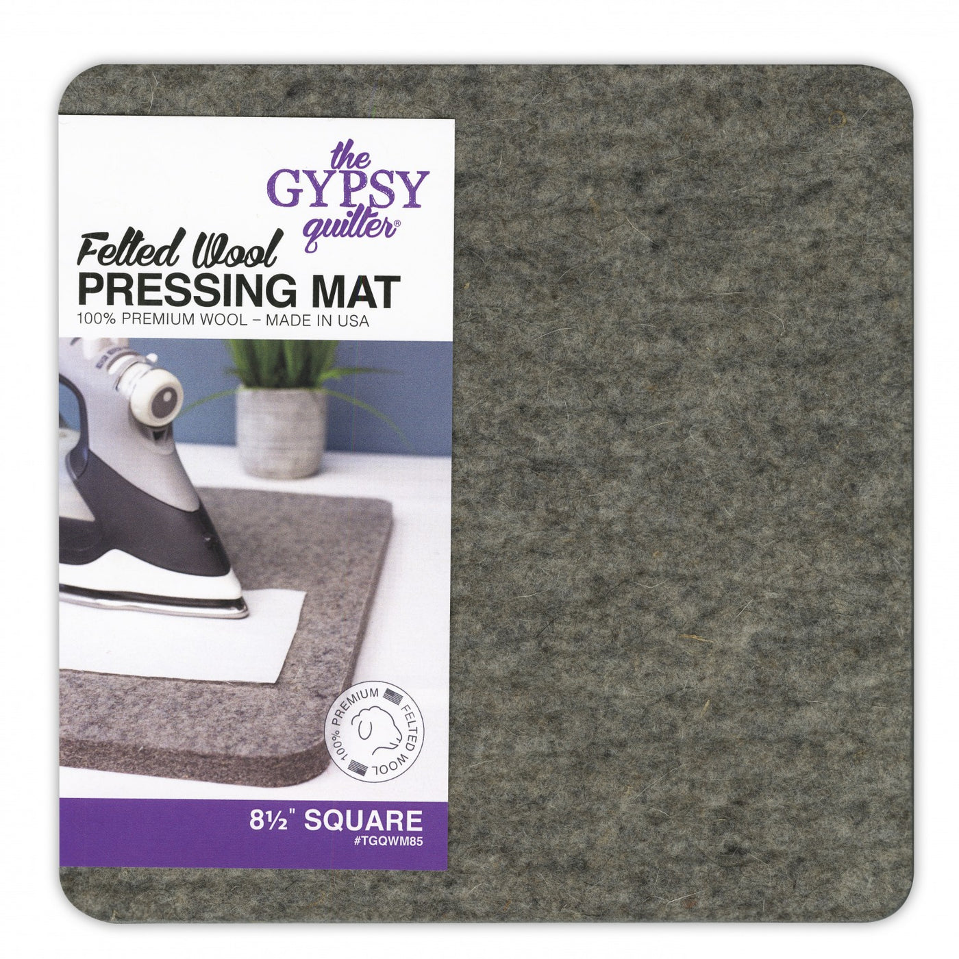 Gypsy Quilter Wool Pressing Mat 8.5 Inch Square (704812613677)