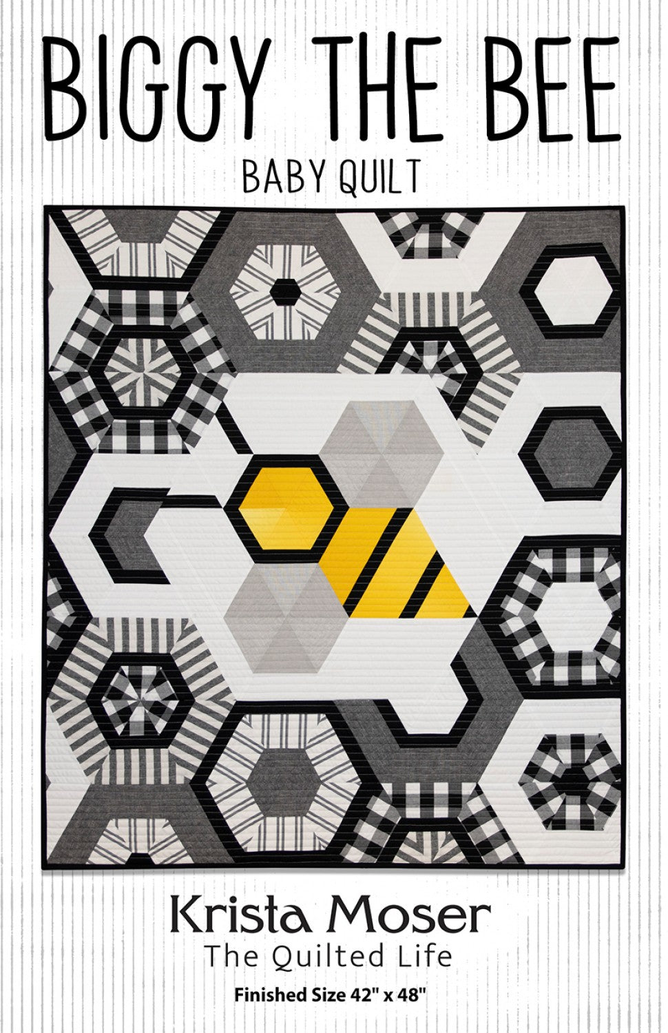 Biggy the Bee Baby Quilt Pattern (5849758236837)