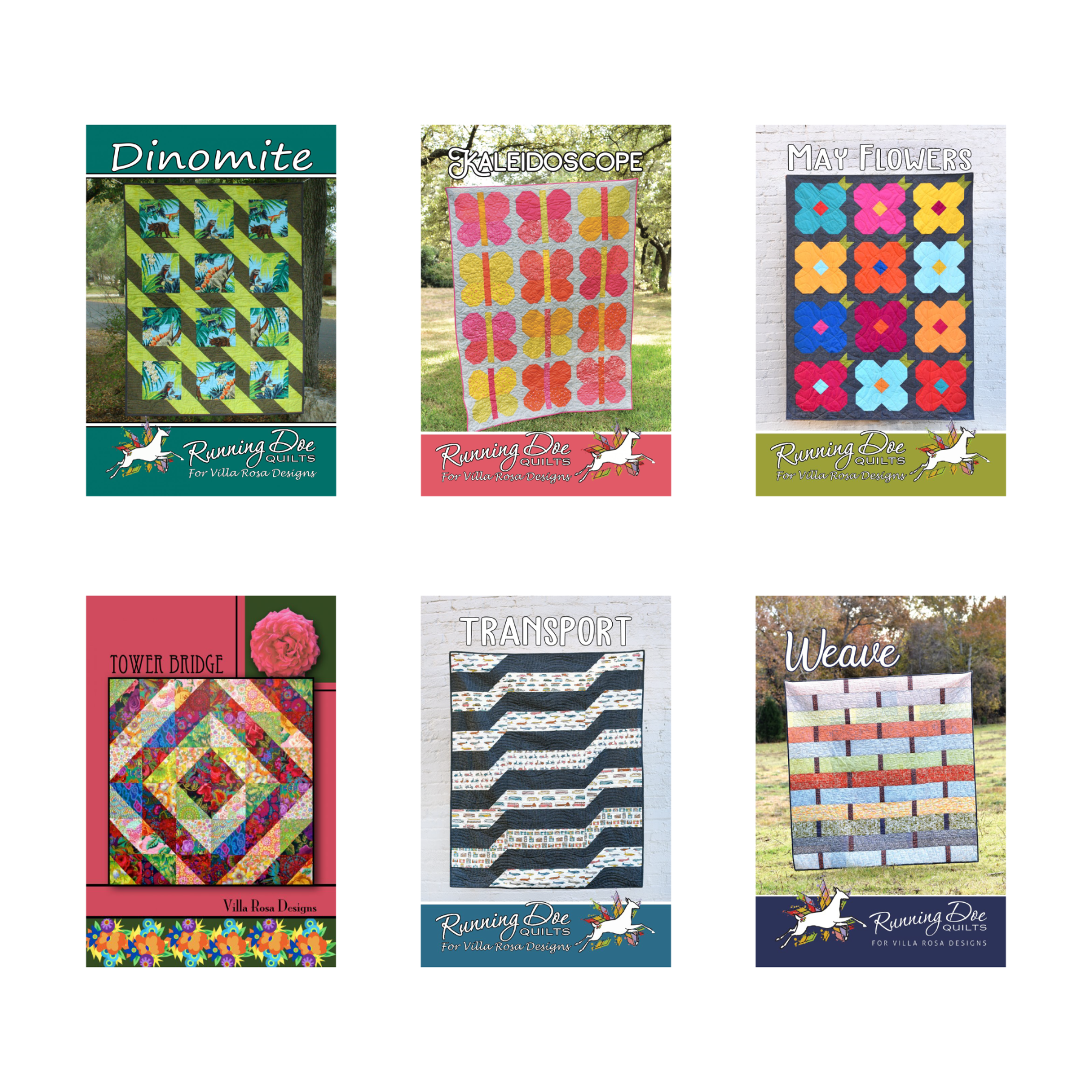 Villa Rose Designs Postcard Patterns Set of 6 (6566696157349)