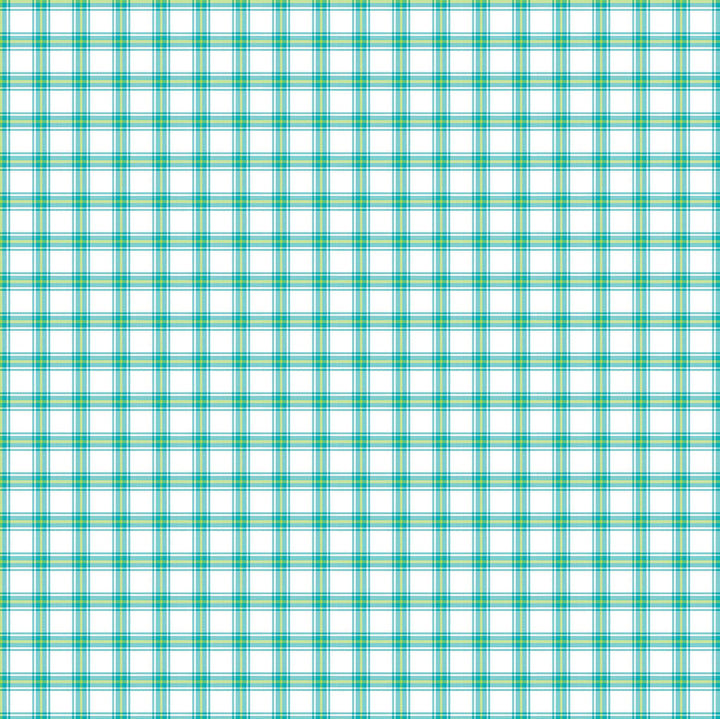 Piccadilly Small Plaid Turquoise