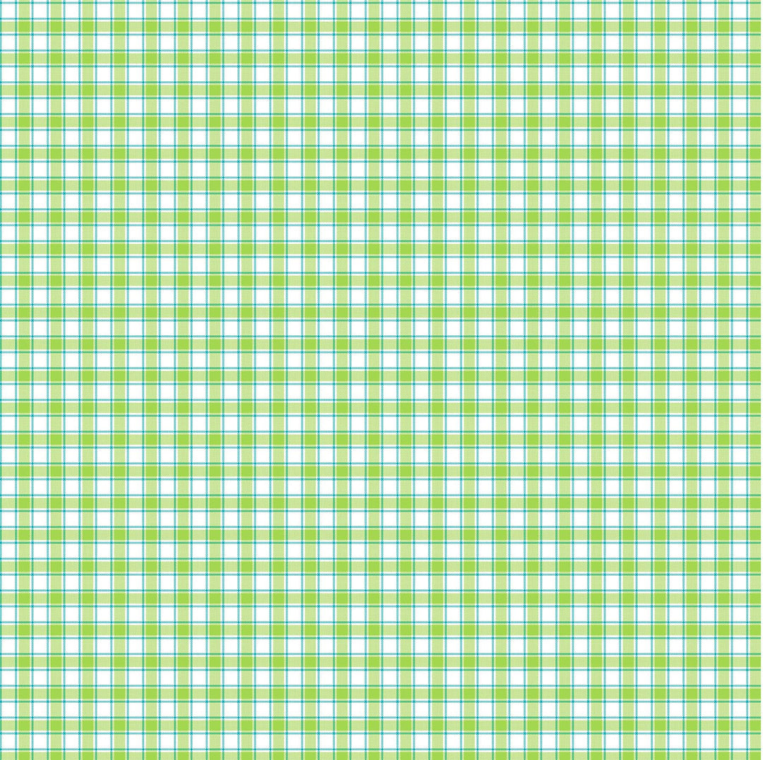 Piccadilly Tri-Colour Check Lime
