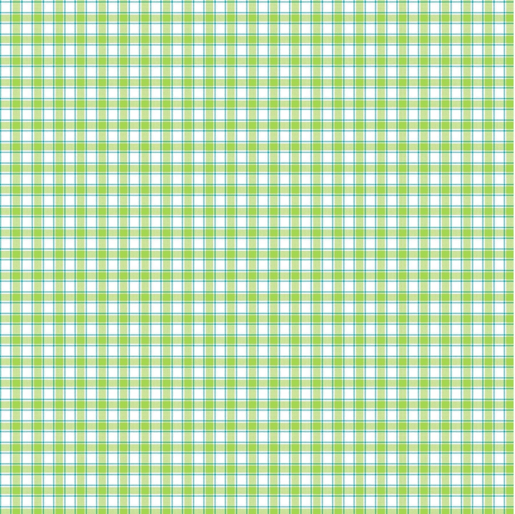 Piccadilly Tri-Colour Check Lime