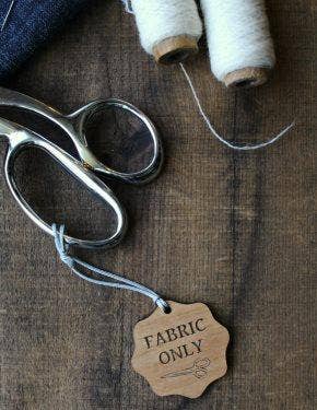 Fabric Only Scissor Fob