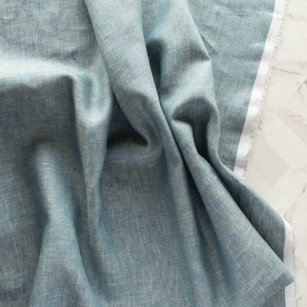 Yarn-Dyed Linen Stormy