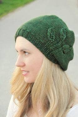 Seedling Beret Knitting Pattern