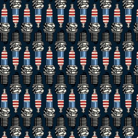 American Muscle Patriotic Spark Plugs Navy (5444961239205)